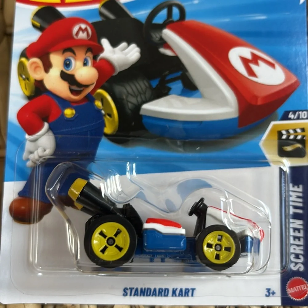 Hot Wheels Mario Standard Kart Red Blue White Hotwheels MarioKart Toy Car 2026 🆕
